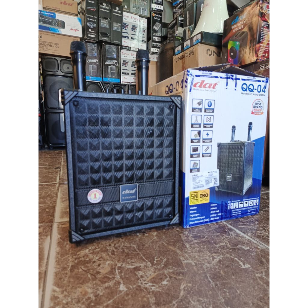 speaker dat 8inch /speaker dat DT QQ-04 speaker bluetooth