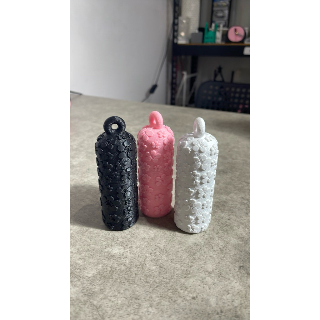 case lipstick motif bunga bunga