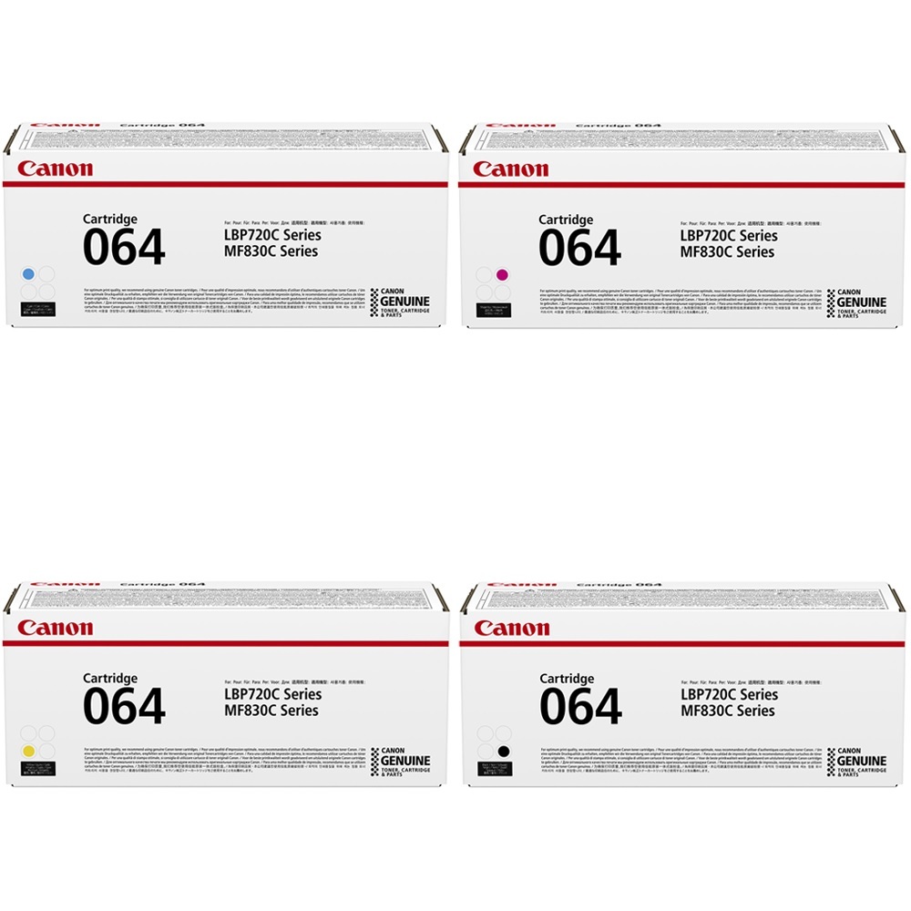 Toner Canon CRG-064 Black & Colour Original Cartridge Printer Canon i-SENSYS LBP722Cdw 732Cdw MF832C