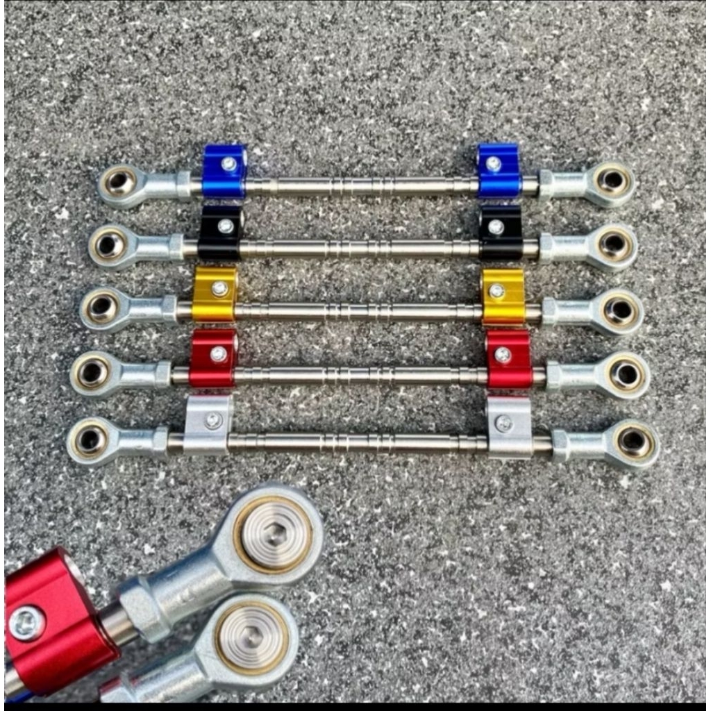STANDHUB TAHANAN REM BELAKANG NINJA R SS M STAINLESS SET KLEM KABEL REM CNC