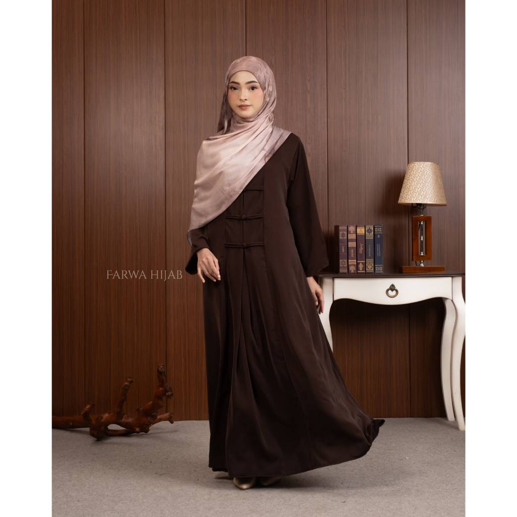 Elara Gamis Cheongsam Wanita Muslim Kekinian Terbaru Terlaris Termurah
