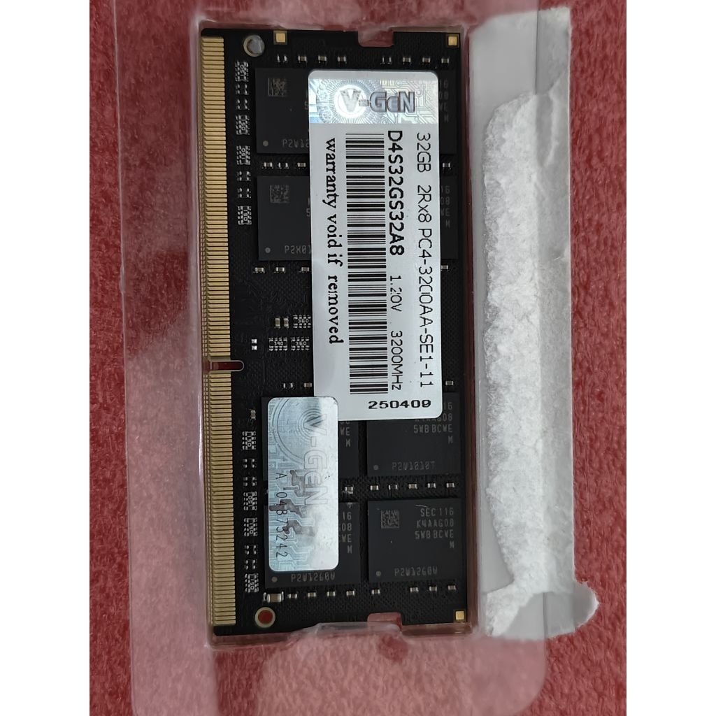RAM v-gen ddr 4 sodimm 32gb