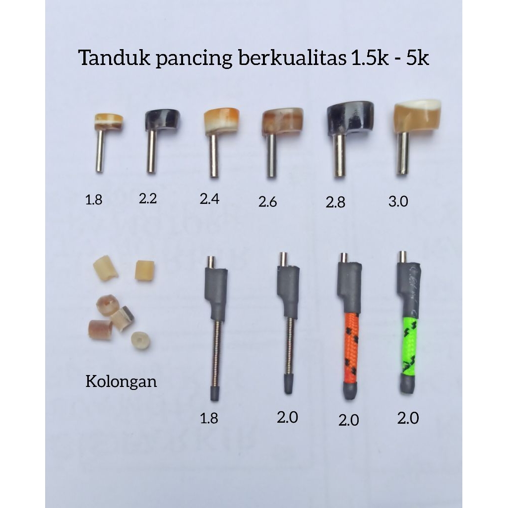 Ujung Tanduk Pancing Berkualitas Original Untuk Joran Tegek