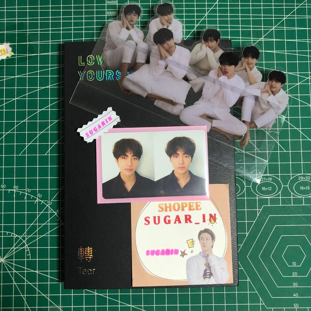 [READY STOCK] OFFICIAL ALBUM BTS LY TEAR VER.R DILAN FULLSET UNSEALED PC JHOPE V