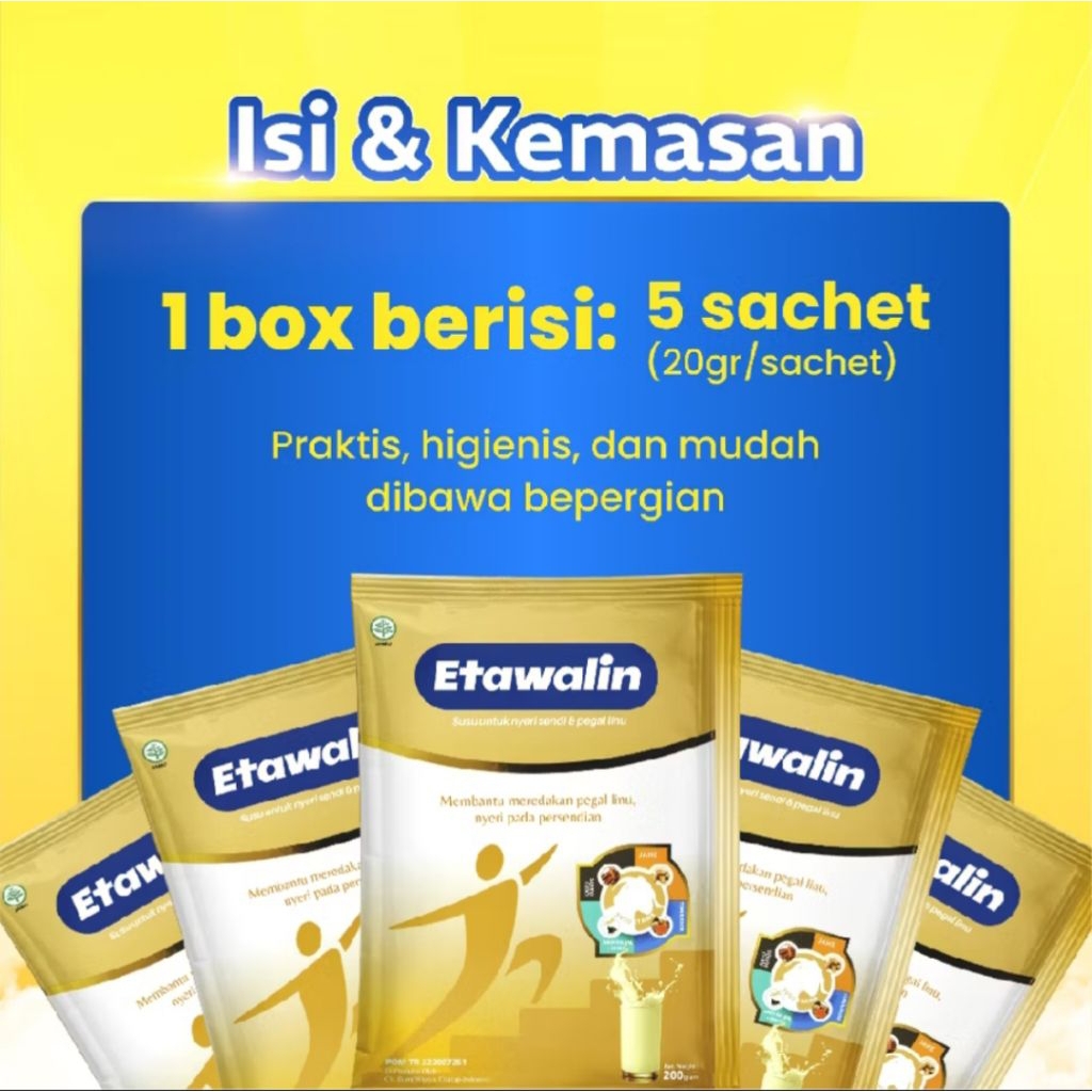 100% Original Susu Etawalin Sachet 5x20gr