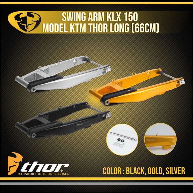 Swing Arm KLX150 Model KTM Thor Long 66cm Swing arm Trail Supermoto Racing Kawasaki KLX 150