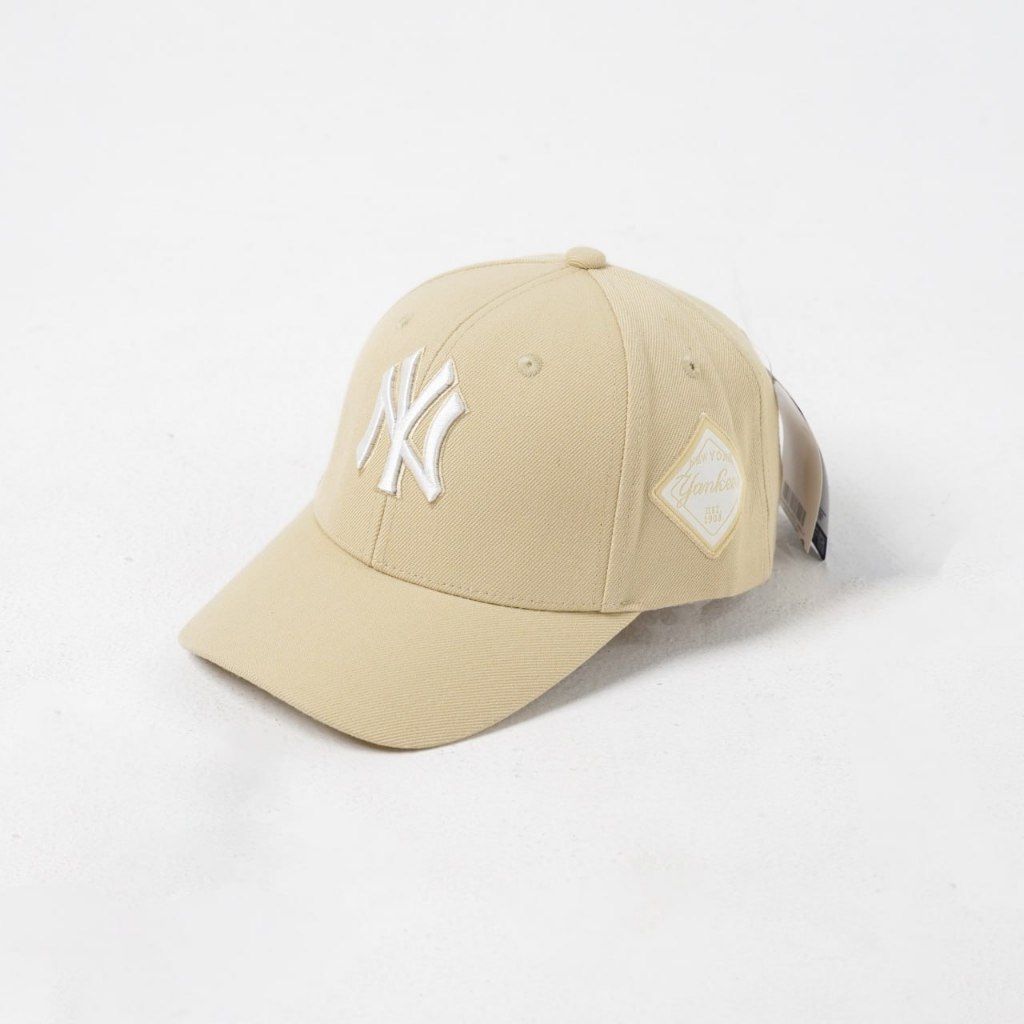 Topi MLB NY YANKEES OUTLINE WHITE CREAM CAP 100% ORIGINAL - OS ADJUST