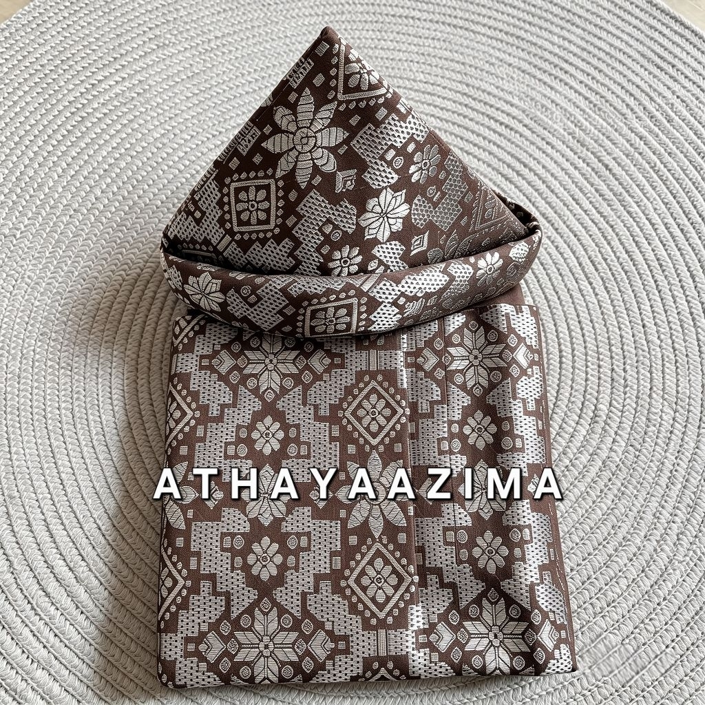 Set Tanjak Songket PALEMBANG TERBARU /Tanjak+Rumpak Songket Palembang