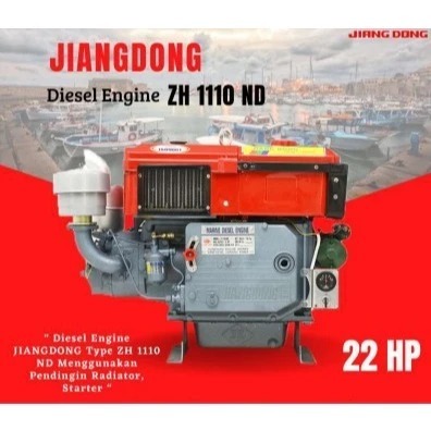 MESIN DIESEL JIANGDONG ZH 1110 ND  JD Jiangdong | Mesin Diesel Jiangdong 22 PK ZH1110 ND JD
