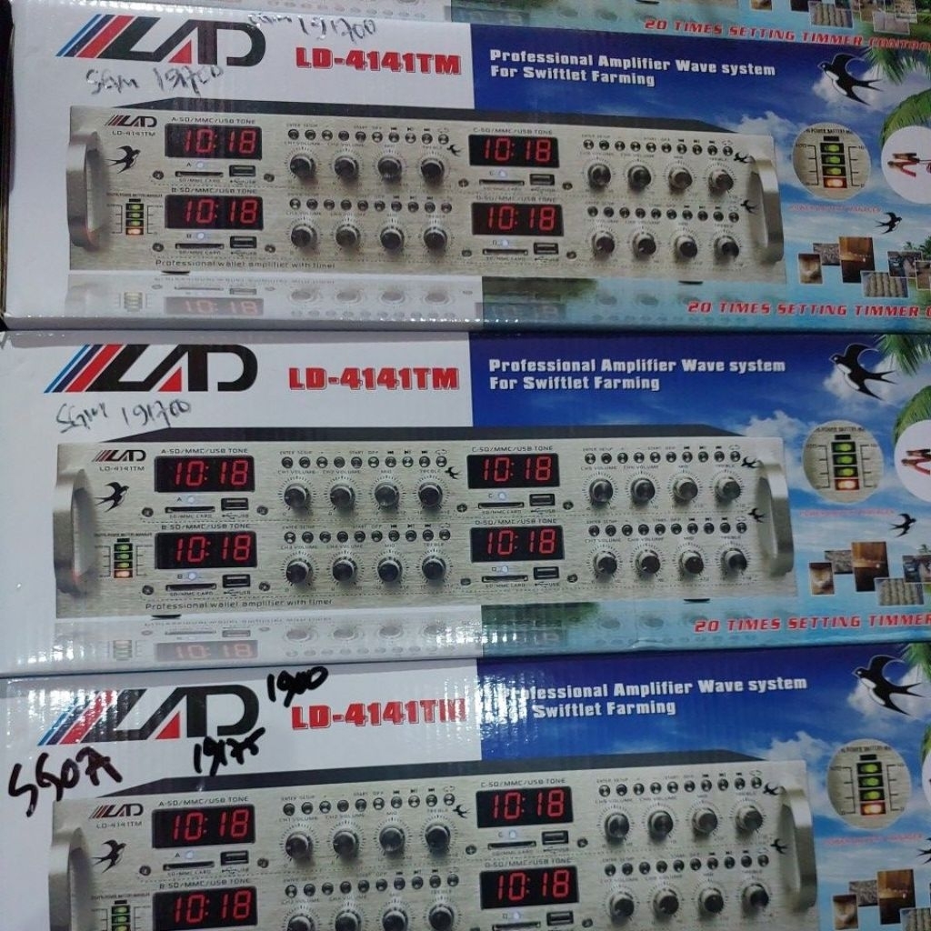 LAD 4141TM.AMPLI WALET 4PLAYER LAD.ampli lad 4player