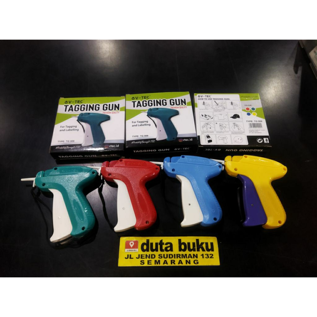 Alat Tagging Gun / Tag Gun V-TEC VTEC TG-009 Label Hang Tag Baju