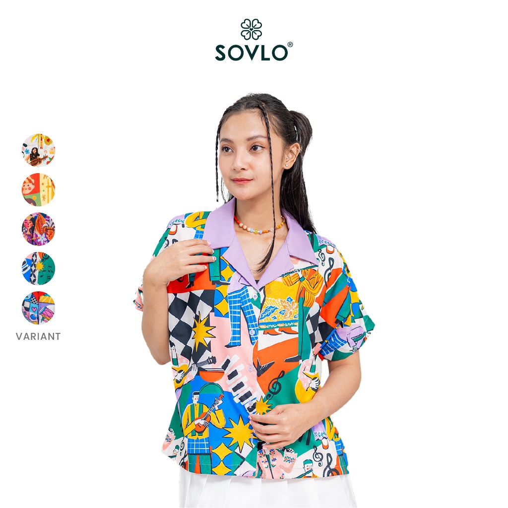 SOVLO Brea Shirt - Kemeja Wanita / Oversized Wanita