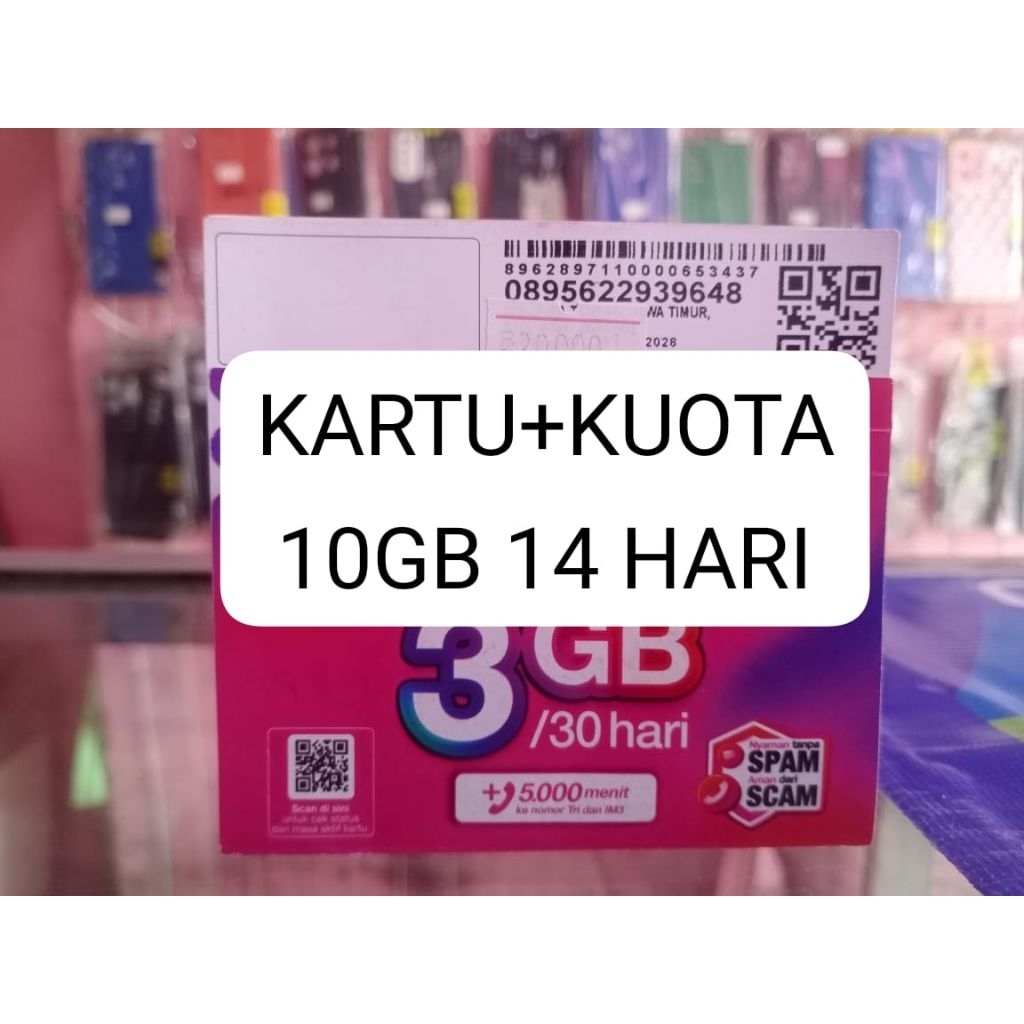 Kartu tri kuota 10gb 14 hari