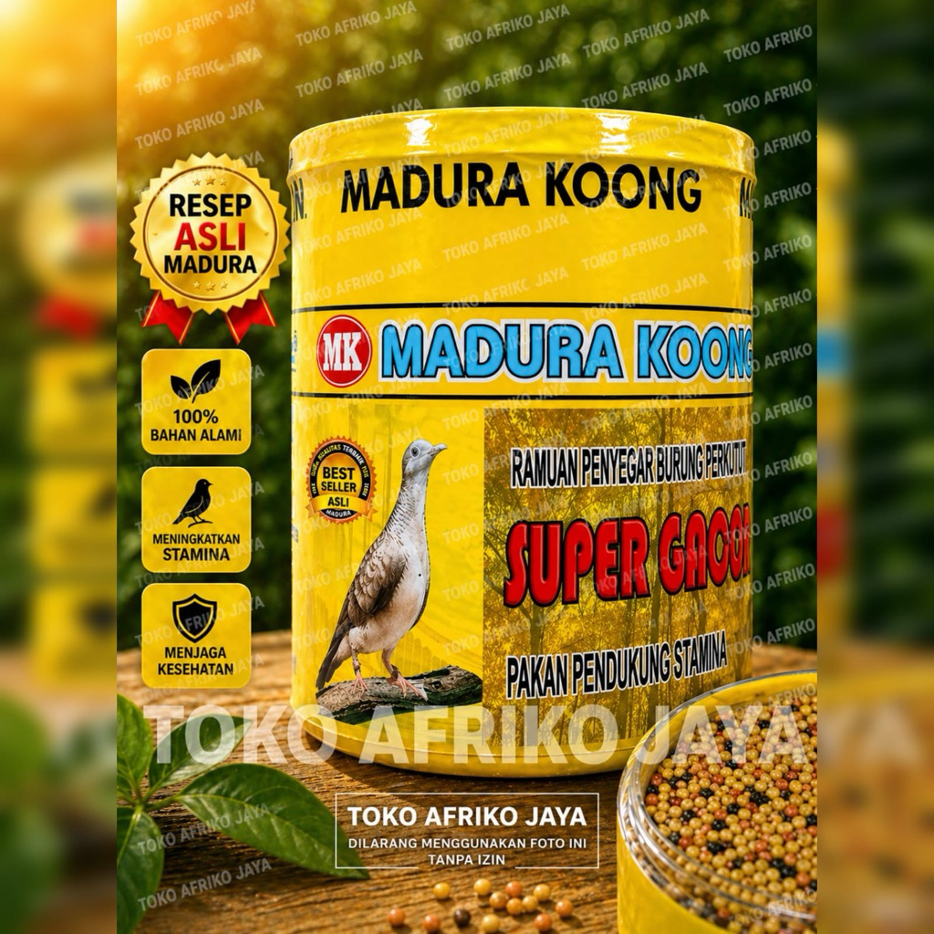 MADURA KOONG ASLI Super gizi ASLI Perkutut pakan burung Perkutut Gacor Ready