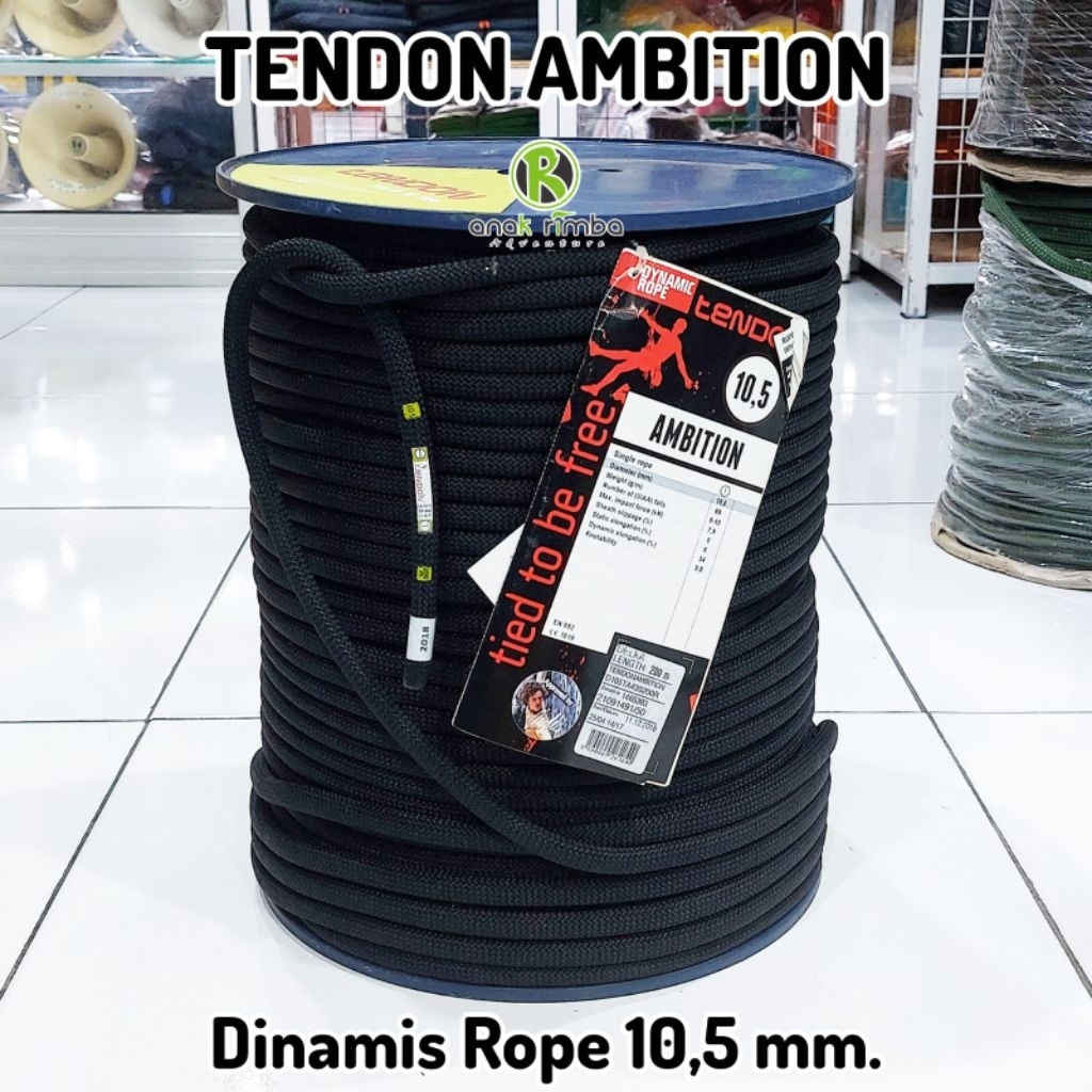 TENDON AMBITION 10,5 mm KARMANTEL DINAMIS TALI PANJAT CLIMBING