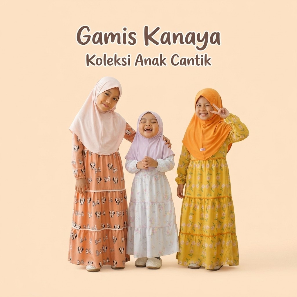 Hijababc - Gamis Anak Mewah Pesta – Gamis Anak Mewah Cantik Bahan Premium Halus
