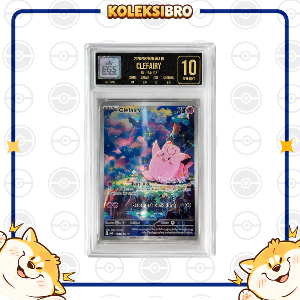 EGS 10 - CLEFAIRY AR - MA4 ID - GRADED/SLAB CARD TCG