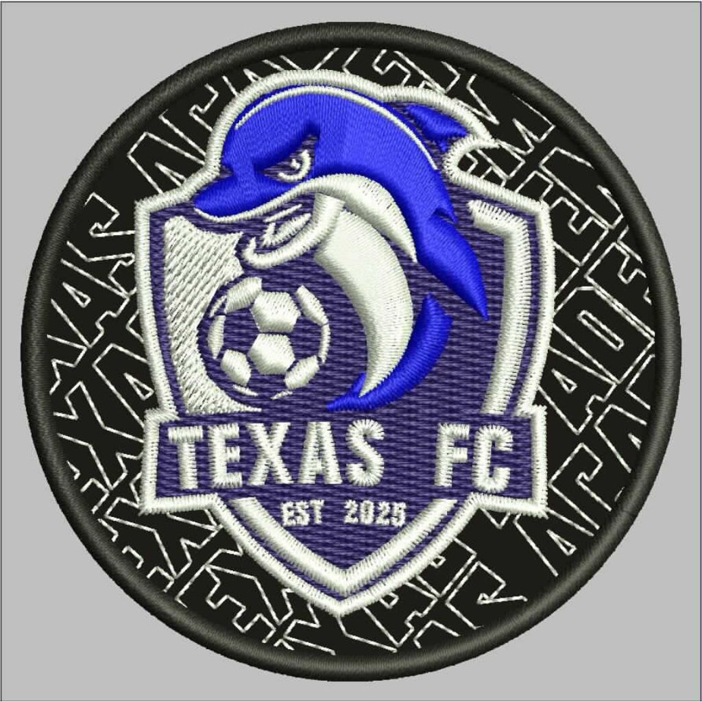 PATCH BORDIR-LOGO TEXAS FC FOOTBALL CLUB