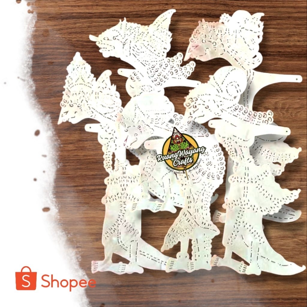 Wayang Putihan/Gebingan Putren/Bahan Wayang Kulit Putren Ukuran Standar Murah