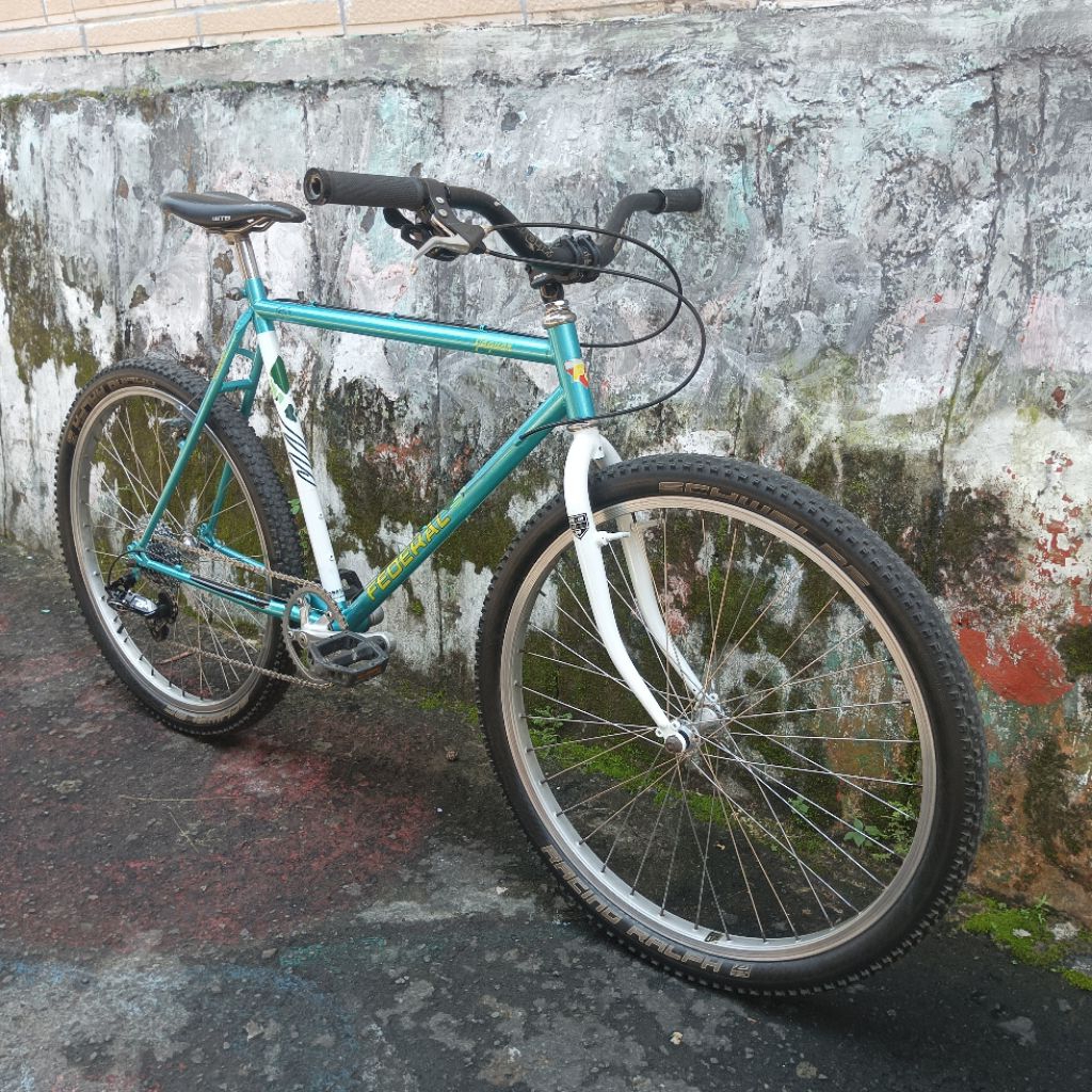 Sepeda Federal Jaguar Focus 550 Vintage Mtb Commuter Bike Rare bukan Poema Hunter Street Cat