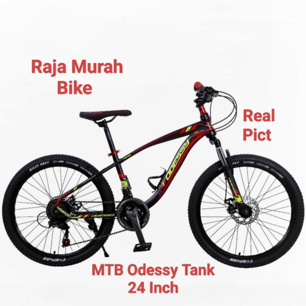 sepeda gunung mtb odessy tank 24 inch sepeda gunung odessy rem cakram