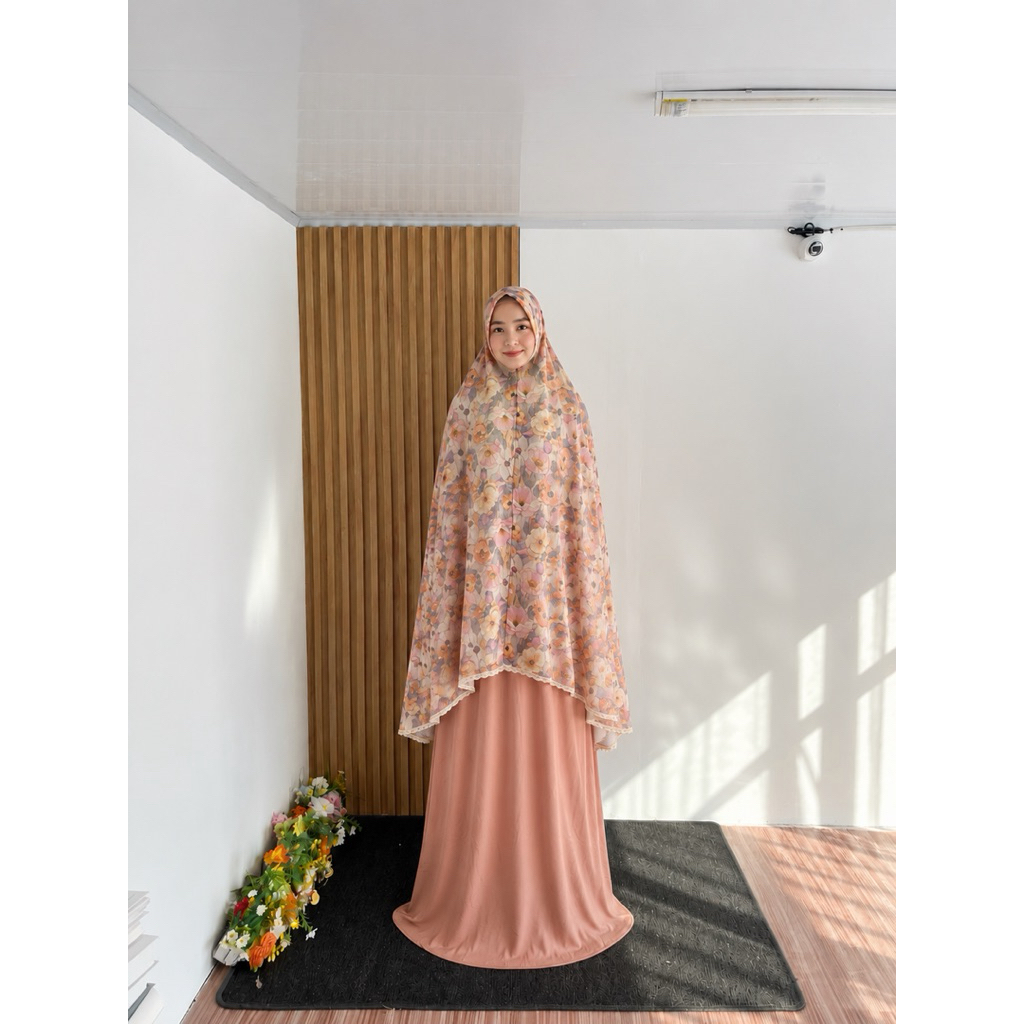 Mukena Rayon Viscose & Rayon Twill
