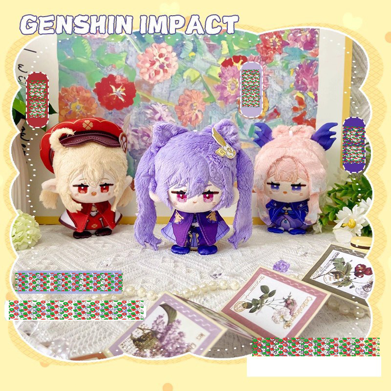 10 Boneka Keqing Doll Kokomi Doll Klee Doll Genshin Impact Doll 88