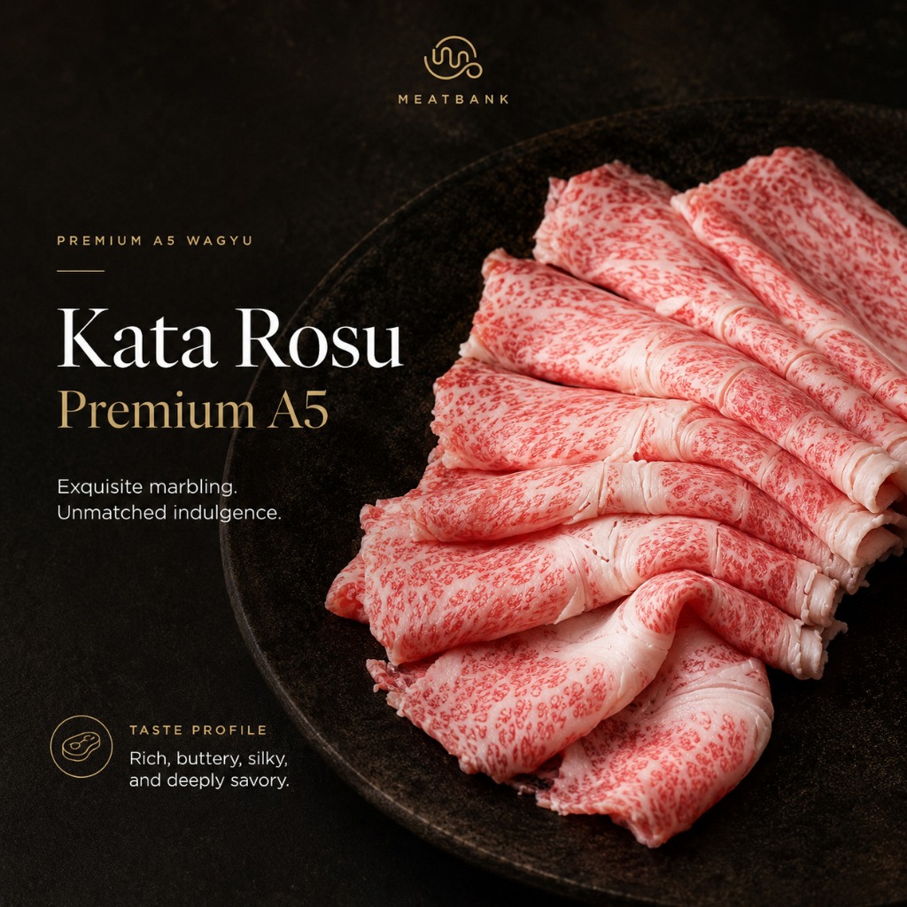 MEATBANK JAPAN WAGYU A5 SLICE PREMIUM A5 Kobe Beef Shabu Teppanyaki Hotpot Steak