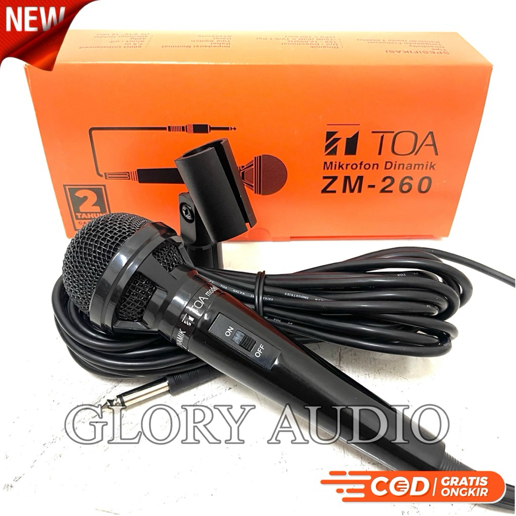 Promo Audio Mic toa tipe ZM 260 asli Microphone Toa Asli zm 260 / Zm260 asli toa