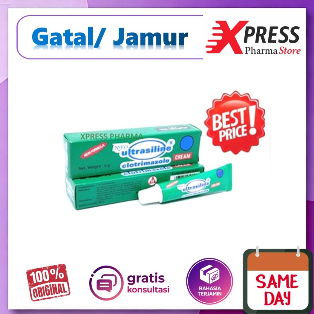 XPRESS  DOS Neo Ultrasiline Ultrasilline Ultrasilin Salep Ultrasillin Gatal Kulit Ketoconazole Dus B