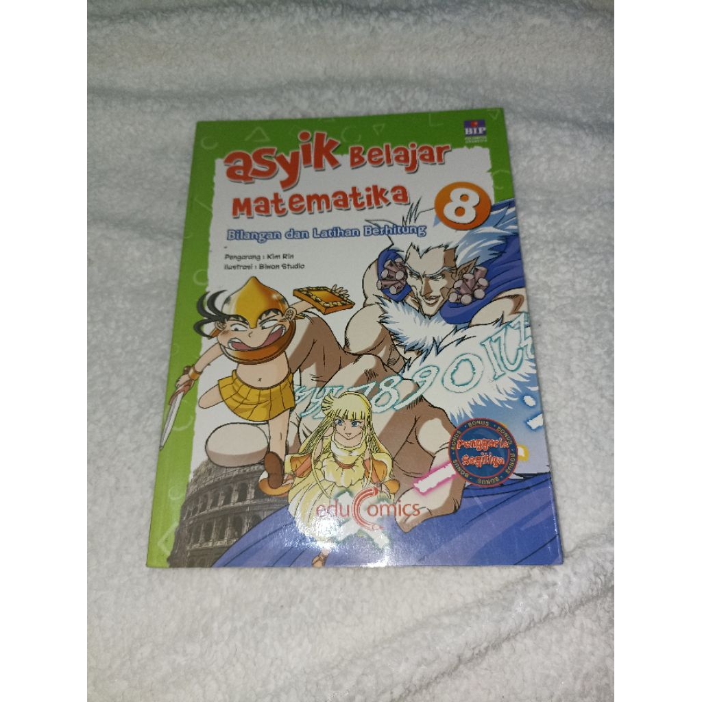 (Preloved) Asyik belajar matematika 8 - Bilangan dan Latihan Berhitung