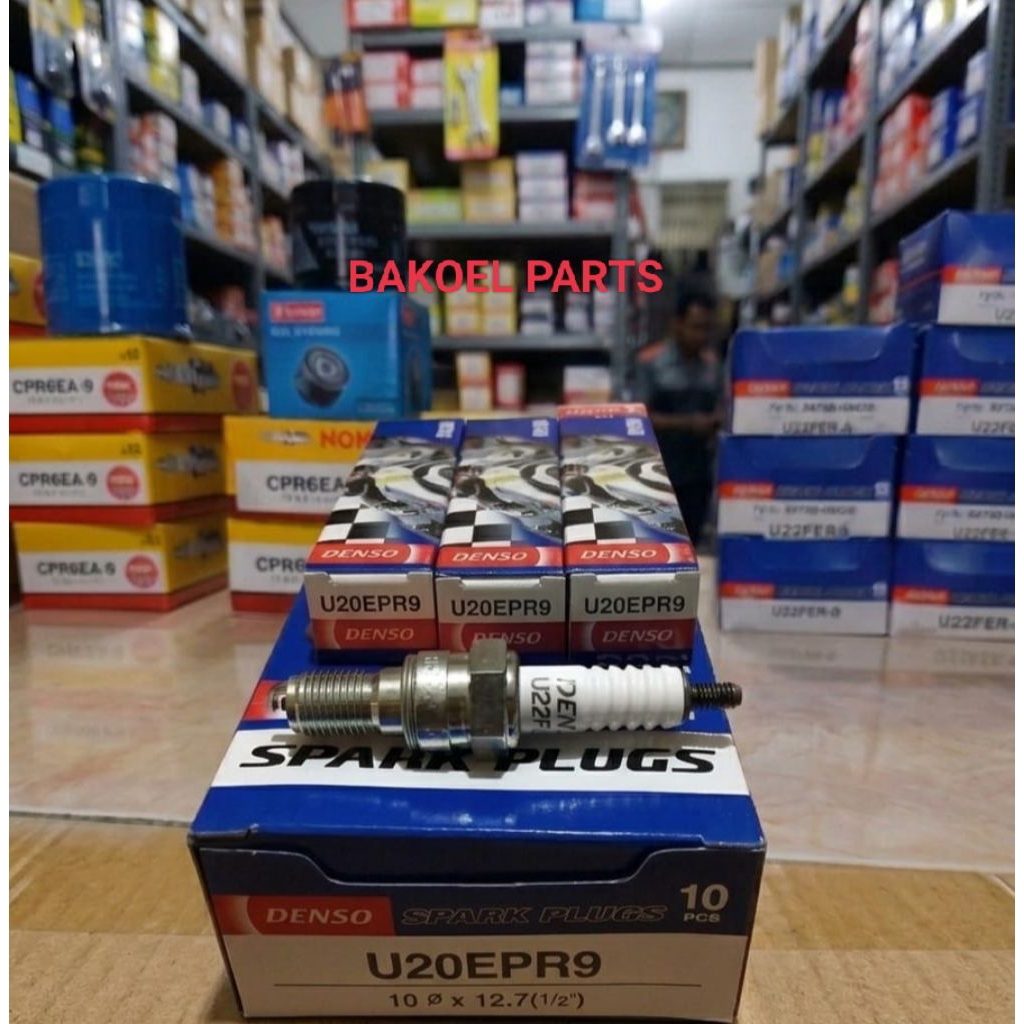 BUSI DENSO U20EPR9 BUSI BEAT KARBU,BEAT FI BEAT SERIES,SUPRA 125, KHARISMA,BLADE,CS ONE,KIRANA.