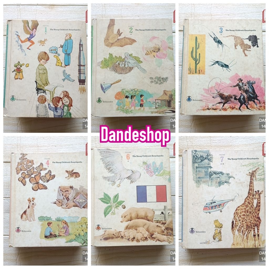 (hc) The Young Children's Encyclopedia Britannica - Buku Pengetahuan Anak Bekas Ensiklopedia Bahasa 