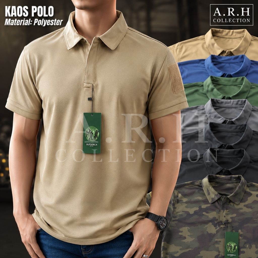 Kaos Polo Tactical Military/Kaos Kerah/Kaos Tactical
