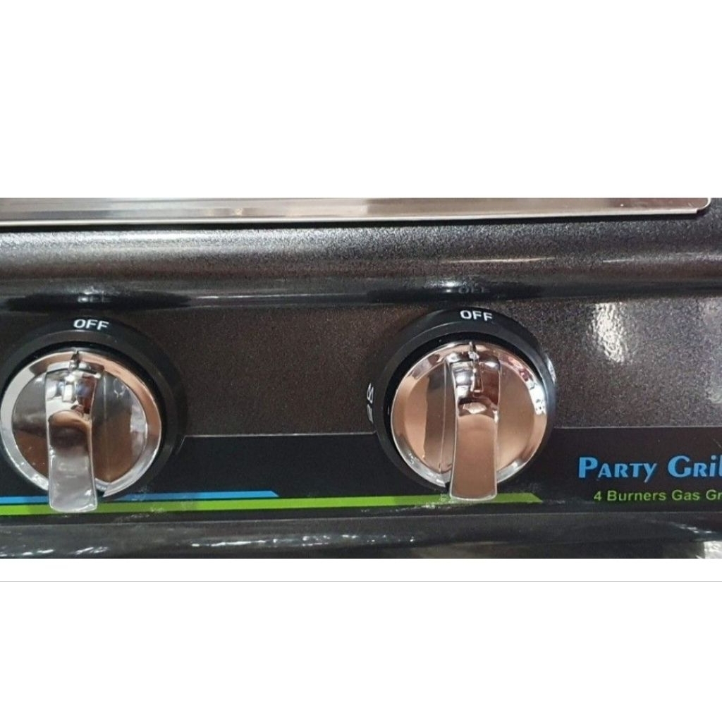 blue gas party grill