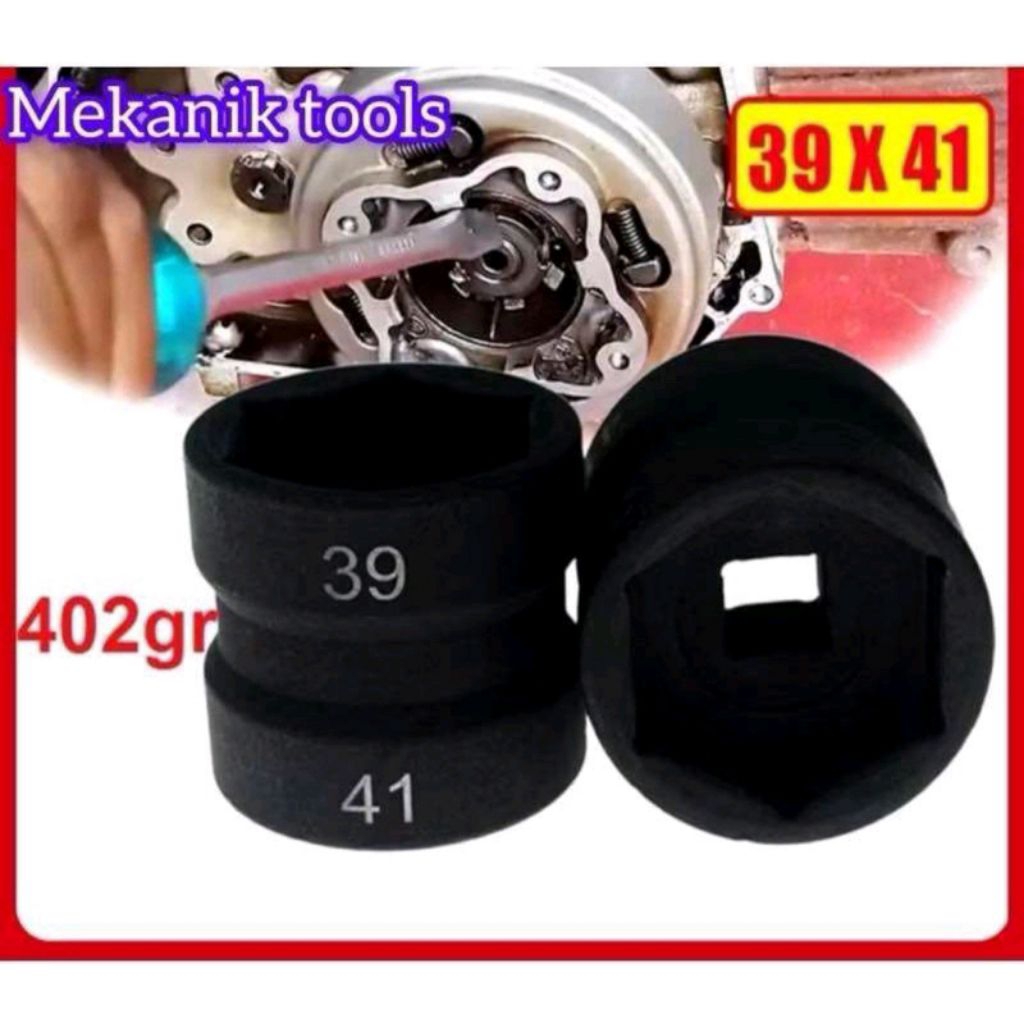 Mata Kunci Sok Kopling Ganda 39×41 Kunci Kampas Ganda Puliy Matic Yamah Honda