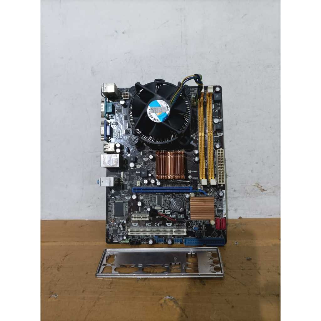 Paket Murah Mobo Motherboard Asus P5KPL-AM SE LGA 775 + Prosesor E5300 DDR2
