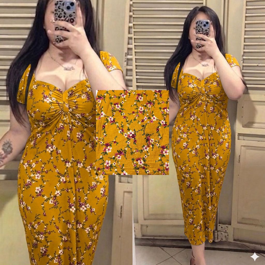 Daster bali lengan pita panjang