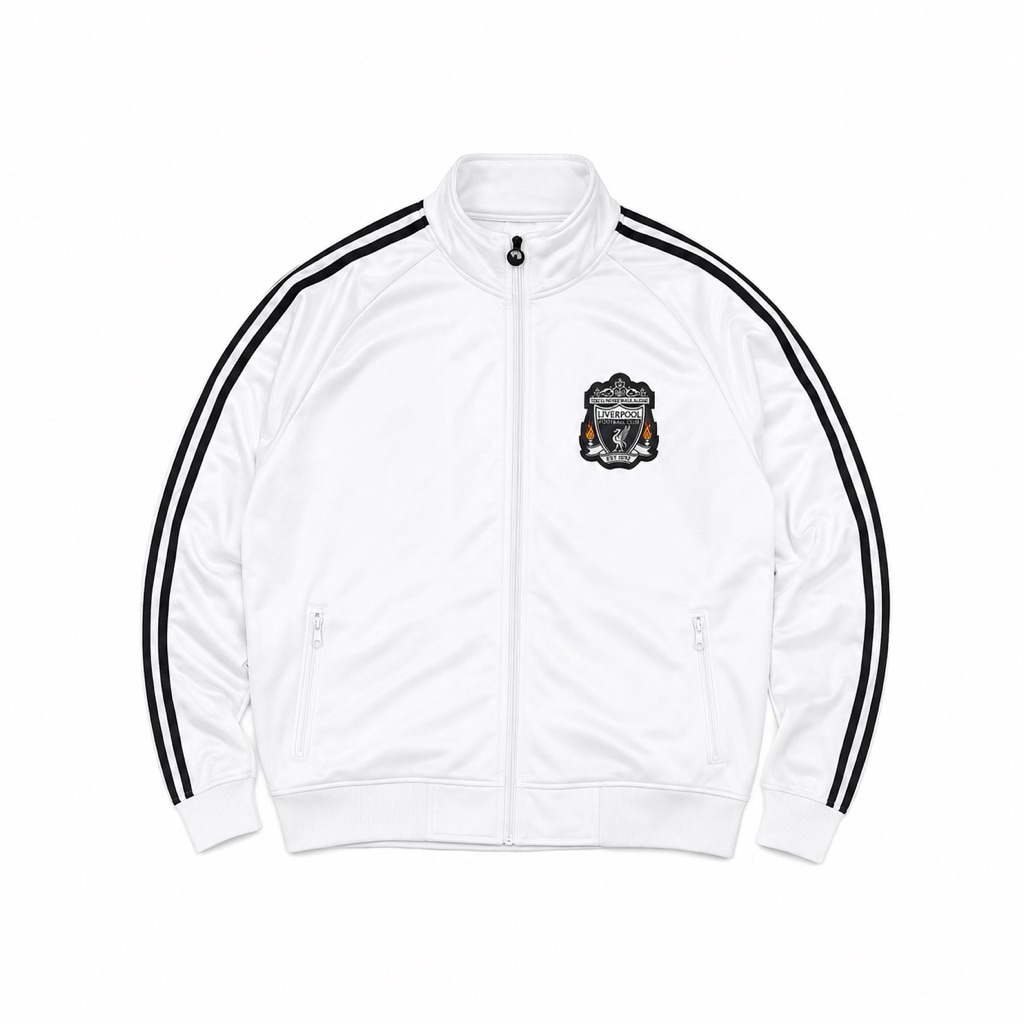 Jimnas - Liverpool Tracktop Jacket | Jaket Jersey | Jaket Club - Unisex Pria Wanita