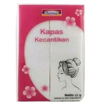 Kapas Kecantikan Indomaret 35gr / Cotton Pad Makeup Remover Halus