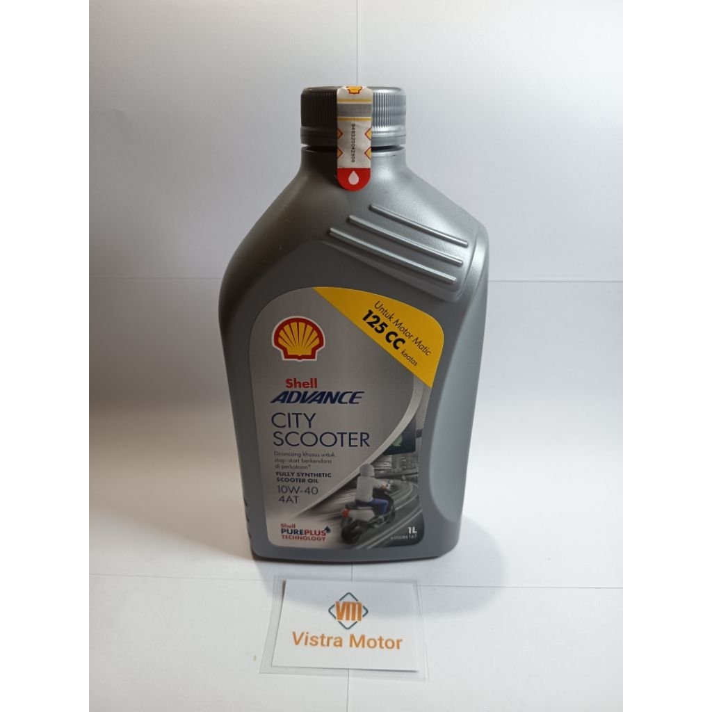 Oli Shell City Scooter 10W-40 1L Original Shell Advance