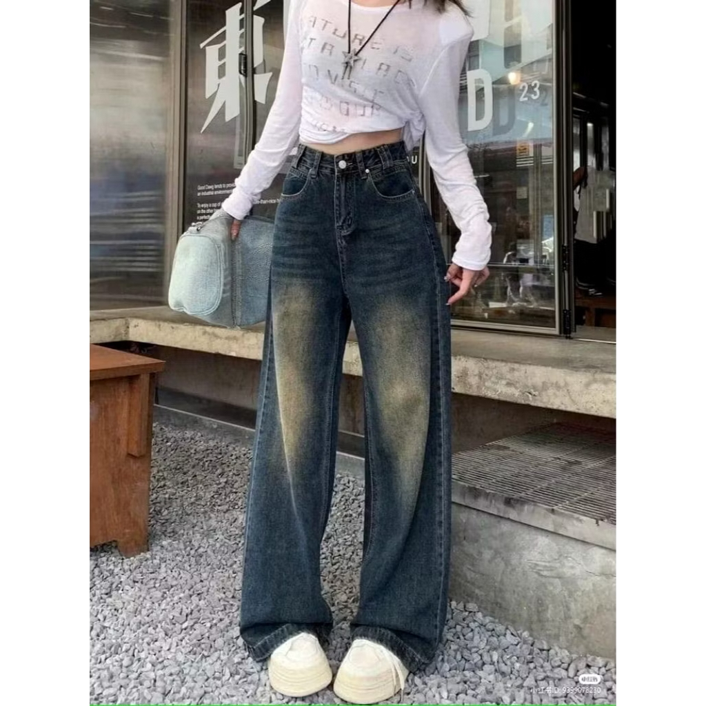 PROMO TERLARIS  Baggy jeans wanita Celana jeans wanita - Celana Loose Jeans Wanita - Koreans Style J