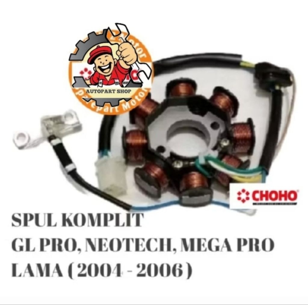 Spul GL pro Neotech Mega Pro Facelift Mega Pro Hiu Original merk Choho