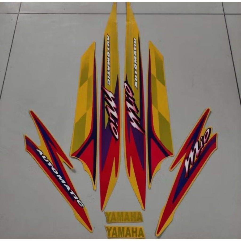 Striping Mio Sporty 2003-2004 Kuning