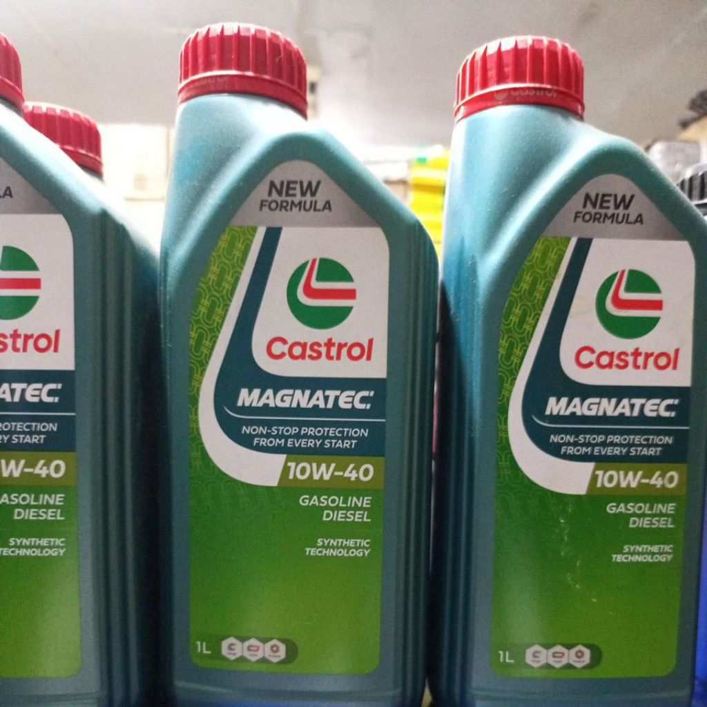 OLI MESIN CASTROL MAGNATEC 10W-40 GASOLINE DESEL 1 LITER