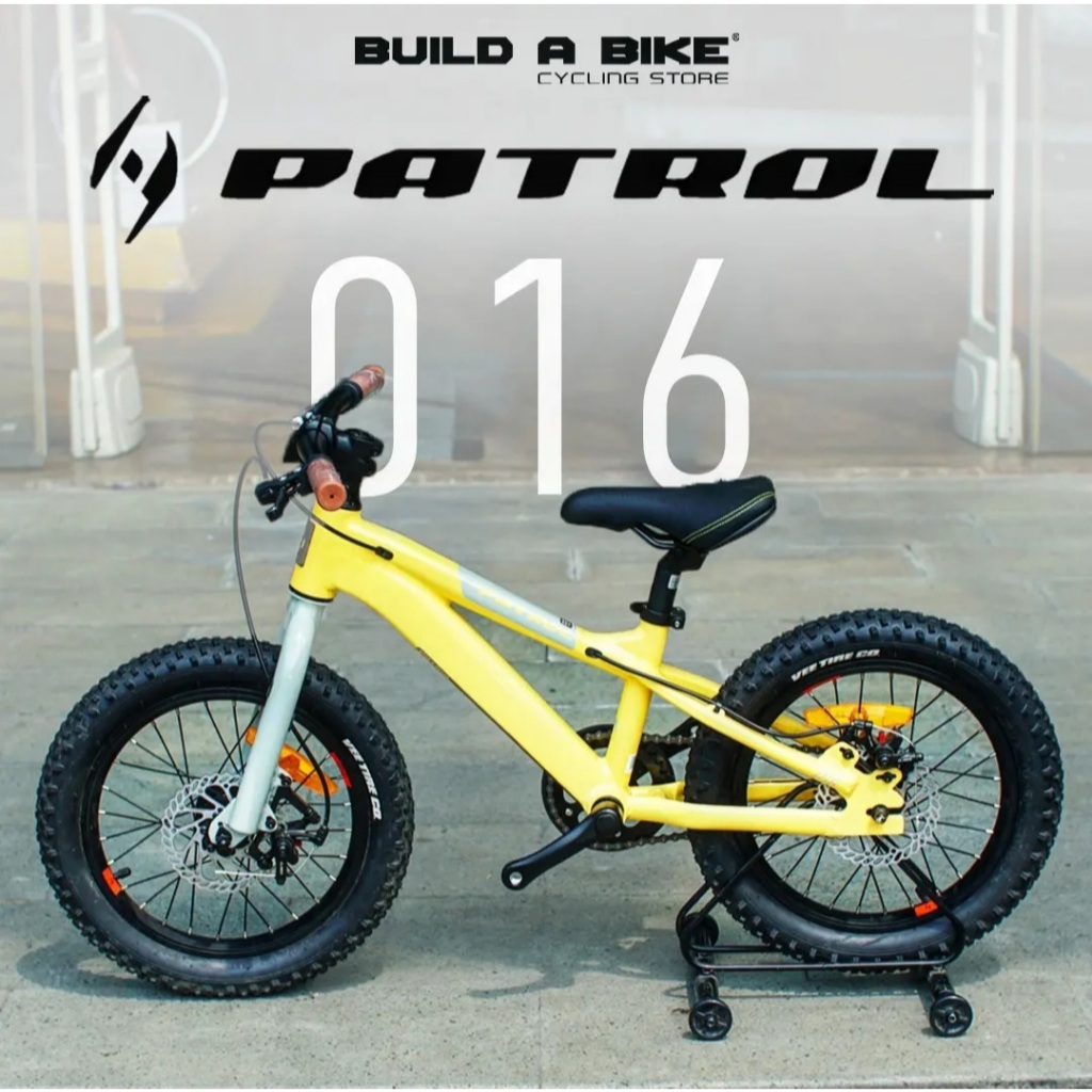 Sepeda Gunung Anak 16 Inch MTB PATROL KIDS 016 Alloy Discbrake - Laser Orange