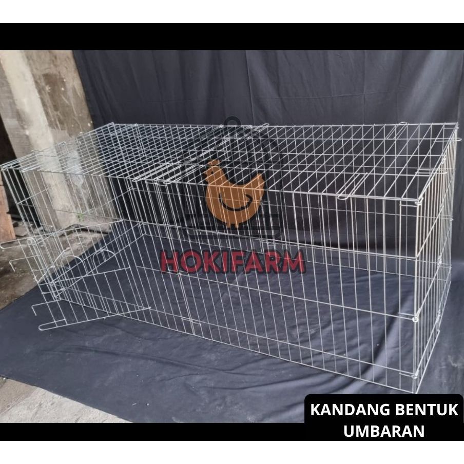 PROMO  Kandang Ayam / Kurungan Ayam Bahan Galvanis Bentuk UMBARAN