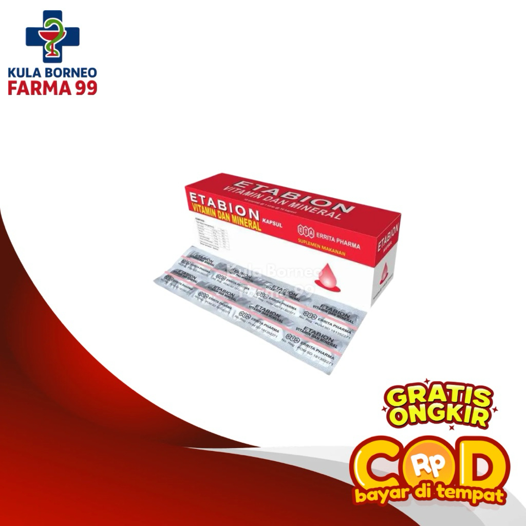 Etabion 10 Kapsul - Vitamin dan Mineral