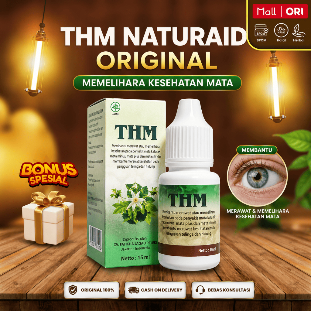 THM Obat Herbal Mata THM Original Tetes Mata THM Naturaid
