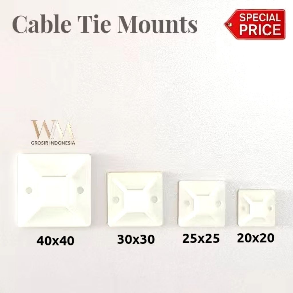 Kabel Tie Mount (Dudukan Kabel Ties)